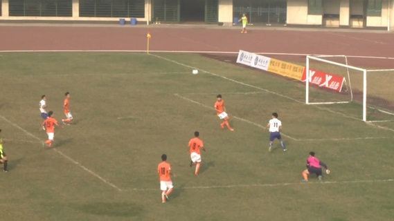 2015年湖南省大学生足球比赛在我校举行