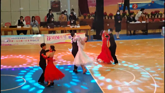 我校舞蹈队在湖南省大中学生体育舞蹈比赛中荣获佳绩