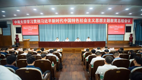 中南大学召开学习贯彻习近平新时代中国特色社会主义思想主题教育总结会议